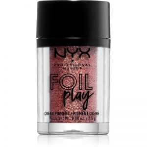NYX Professional Makeup Foil Play pigment brokatowy odcień 12 Red Armor 2,5 g