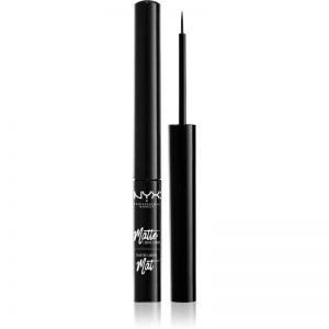 NYX Professional Makeup Matte Liquid eyelinery w płynie z matowym finiszem odcień 01 Black 2 ml