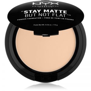 NYX Professional Makeup Stay Matte But Not Flat podkład w pudrze z matowym wykończeniem odcień 01,7 Nude Beige 7,5 g