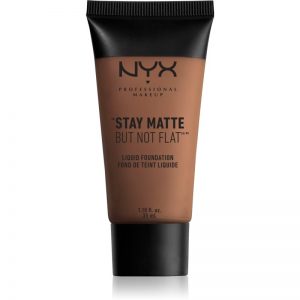 NYX Professional Makeup Stay Matte But Not Flat podkład w płynie z matowym wykończeniem odcień 19 Cocoa 35 ml