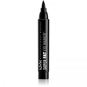 NYX Professional Makeup Super Fat Eye Marker eyeliner w pisaku odcień Carbon Black 3 ml