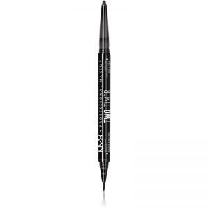 NYX Professional Makeup Two Timer kredka do oczu 2 w 1 odcień 01 Jet Black 1,2 ml