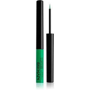 NYX Professional Makeup Vivid Brights kolorowe eyelinery w płynie odcień 07 Vivid Envy 2 ml