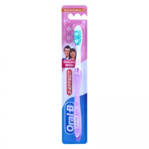 Oral B 3-Effect Delicate White szczoteczka do zębów medium Lila