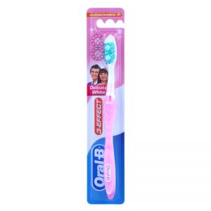 Oral B 3-Effect Delicate White szczoteczka do zębów medium Pink