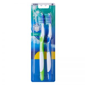 Oral B 3D White Fresh szczoteczki do zębów medium 2 szt. Green & Blue 2 szt.