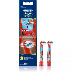 Oral B Stages Power EB10 Cars końcówki wymienne do szczoteczki do zębów extra soft 2 szt.