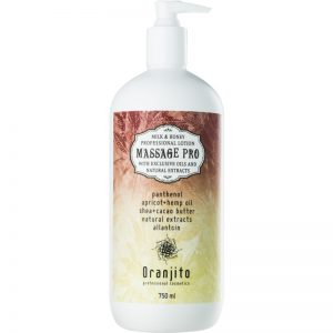 Oranjito Massage Pro mleczko do masażu z mlekiem i miodem 750 ml