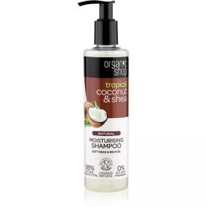 Organic Shop Natural Coconut & Shea szampon nawilżający do włosów suchych i zniszczonych 280 ml