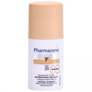 Pharmaceris F-Fluid Foundation intensywnie kryjący fluid o dlugotrwalym działaniu SPF 20 odcień 03 Bronze 30 ml