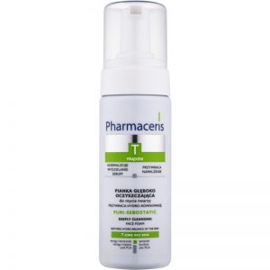Pharmaceris T-Zone Oily Skin Puri-Sebostatic pianka oczyszczająca do skóry wysuszonej i podrażnionej leczeniem trądziku 150 ml