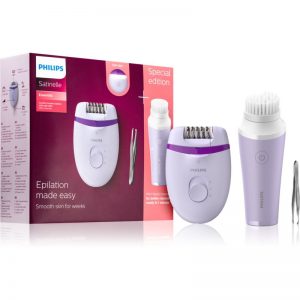Philips Satinelle Essential BRP533/00 depilator z szczoteczką do czyszczenia BRP533/00