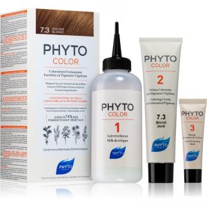 Phyto Color farba do włosów bez amoniaku odcień 7.3 Golden Blonde