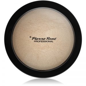 Pierre René Face Highlighting Powder kompaktowy pudrowy rozświetlacz odcień 01 Glazy Look 12 g