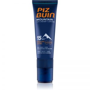 Piz Buin Mountain krem ochronny do twarzy i balsam do ust 2w1 SPF 15 20 ml