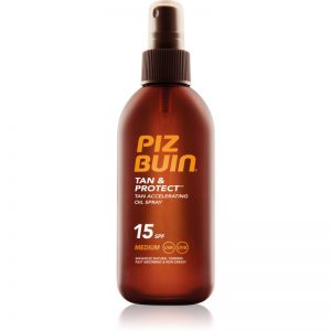 Piz Buin Tan & Protect olejek ochronny przyspieszający opalanie SPF 15 150 ml