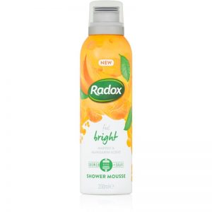 Radox Feel Bright jedwabisty mus do mycia ciała Mango & Mandarin Scent 200 ml