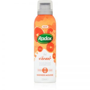 Radox Feel Vibrant jedwabisty mus do mycia ciała Blood Orange & Ginger Scent 200 ml