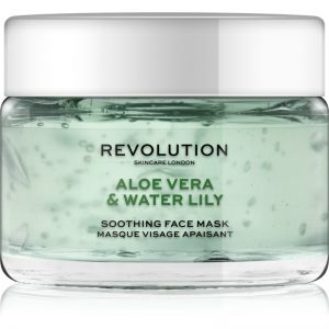 Revolution Skincare Aloe Vera & Water Lily łagodząca maseczka do twarzy 50 ml