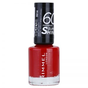 Rimmel 60 Seconds Super Shine lakier do paznokci odcień 310 Double Decker Red 8 ml