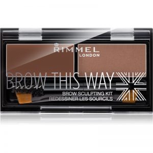 Rimmel Brow This Way paletka do brwi odcień 002 Medium Brown 2,4 g