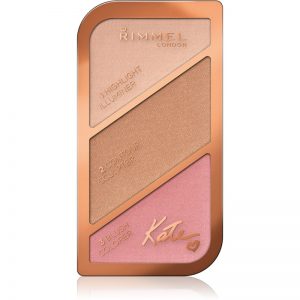 Rimmel Kate paletka do konturowania twarzy odcień 001 Golden Sands 18,5 g