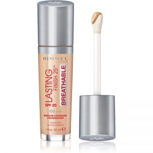 Rimmel Lasting Finish 25H Breathable podkład w płynie SPF 20 odcień 100 Ivory 30 ml