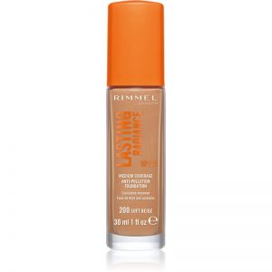 Rimmel Lasting Radiance podkład rozjaśniający SPF 25 odcień 200 Soft Beige 30 ml