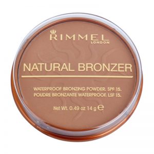 Rimmel Natural Bronzer wodoodporny puder brązujący wodoodporny puder brązujący SPF 15 odcień 021 Sun Light 14 g
