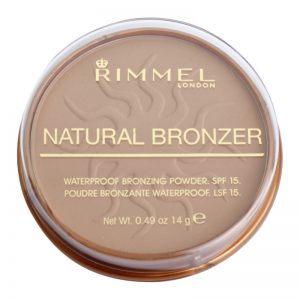Rimmel Natural Bronzer wodoodporny puder brązujący wodoodporny puder brązujący SPF 15 odcień 022 Sun Bronze 14 g