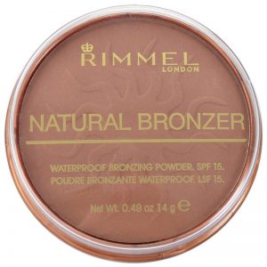 Rimmel Natural Bronzer wodoodporny puder brązujący wodoodporny puder brązujący SPF 15 odcień 026 Sun Kissed 14 g