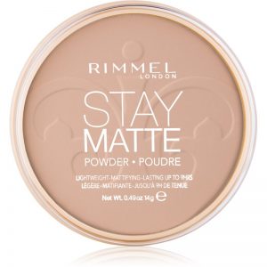 Rimmel Stay Matte puder odcień 005 Silky Beige 14 g
