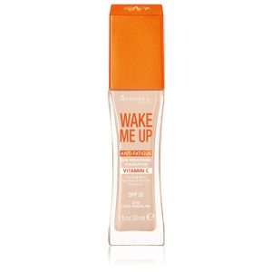 Rimmel Wake Me Up rozjaśniający podkład w płynie SPF 20 odcień 010 Light Porcelain 30 ml