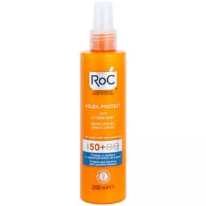 RoC Soleil Protect nawilżające mleczko ochronne w sprayu SPF 50+ 200 ml