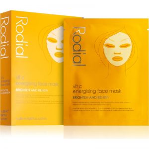 Rodial Vit C platynowa maska nadająca blasku i witalności skórze z witaminą C 4 x 20 ml