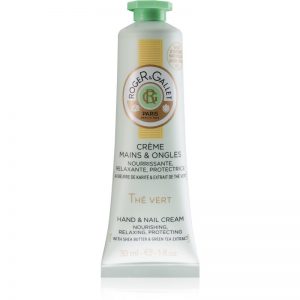 Roger & Gallet Thé Vert ochronny krem nawilżający do rąk i paznokci dla kobiet 30 ml