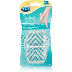 Scholl Velvet Smooth głowica wymienna do elektronicznego pilnika do stóp z efektem peelingu 2 szt.