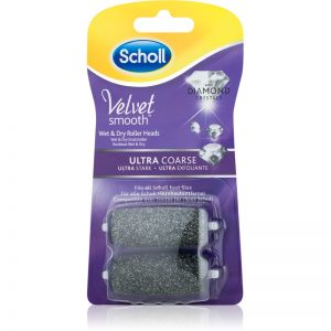 Scholl Velvet Smooth wymienna głowica do elektrycznego pilnika do stóp bardzo ostra 2 szt.