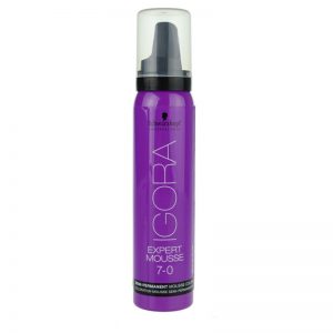 Schwarzkopf Professional IGORA Expert Mousse pianka koloryzująca do włosów odcień 7-0 Medium Blond 100 ml