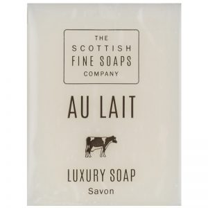 Scottish Fine Soaps Au Lait luksusowe mydło nawilżające z masłem shea 25 g