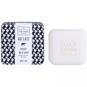 Scottish Fine Soaps Au Lait luksusowe mydło w puszce 100 g
