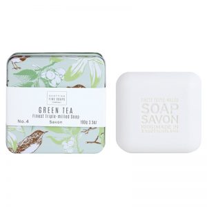 Scottish Fine Soaps Green Tea luksusowe mydło w puszce 100 g