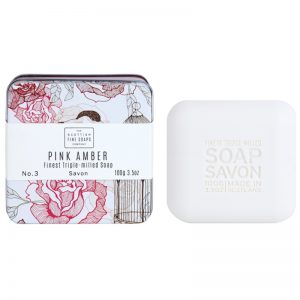 Scottish Fine Soaps Pink Amber luksusowe mydło w puszce 100 g