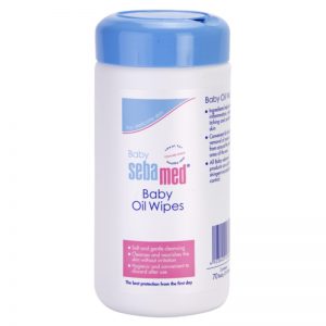 Sebamed Baby Care chusteczki nasączane olejkami dla dzieci 70 szt.