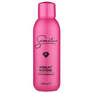 Semilac Paris Liquids czysty aceton do usuwania lakieru żelowego 500 ml