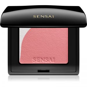 Sensai Blooming Blush rozjaśniający róż do policzków z pędzelkiem odcień 02 Blooming Peach 4 g