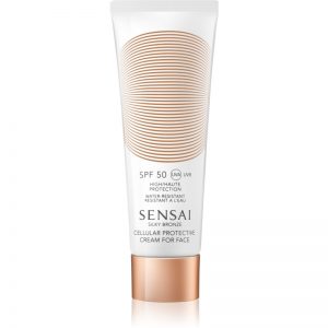 Sensai Silky Bronze przeciwzmarszczkowy krem do opalania SPF 50 50 ml