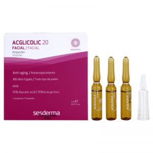Sesderma Acglicolic 20 Facial serum przeciwzmarszczkowe z efektem peelingu 5 x 2 ml