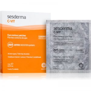 Sesderma C-Vit AX+ plastry rewitalizujące rozświetlające okolice oczu 5 x 4 ml