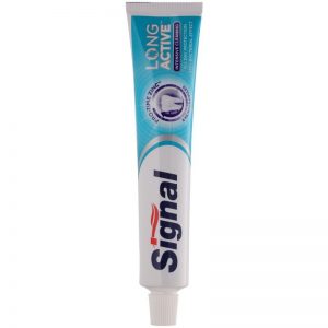 Signal Long Active Intensive Cleaning Pasta do zębów z mikrogranulkami do dokładnego czyszczenia zębów 75 ml